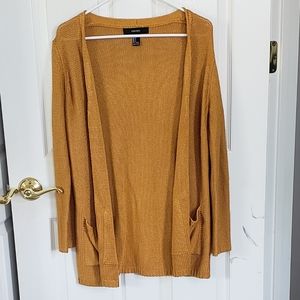 Golden yellow cardigan